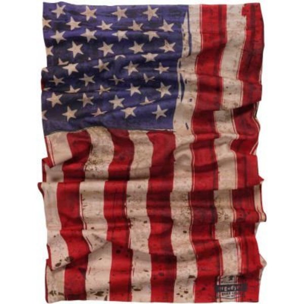 Ergodyne Chill-Its Multi-Band, Face Cover, Neck Gaiter, American Flag 42121